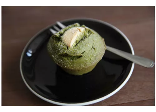 Muffins au thé matcha